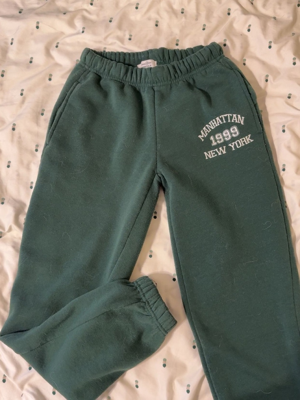Green Manhattan 1999 New York Sweatpants